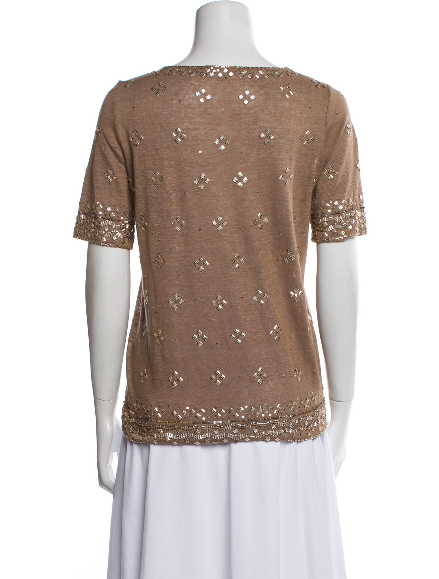 Calypso St. Barth Linen V-Neck Sweater